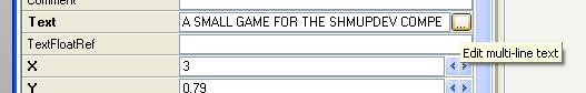 Multi-line texts can be entered in text-property