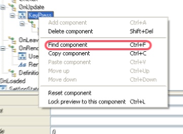 find component